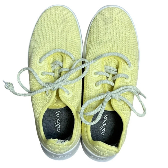 Allbirds Women’s Tree Runners Sneakers Kauri Yellow Size 8 Shoes - Picture 1 of 9
